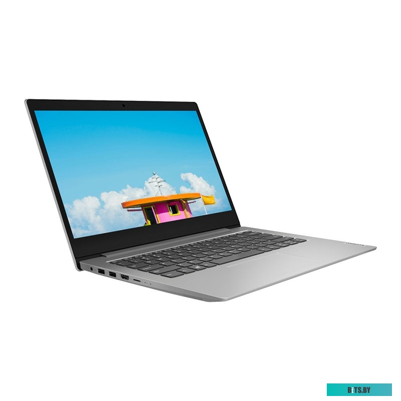 Ноутбук 15.6" IPS FHD LENOVO IdeaPad 1 grey (Cel N4020/4Gb/256Gb SSD/VGA int/noOS) (82V700DTRK)