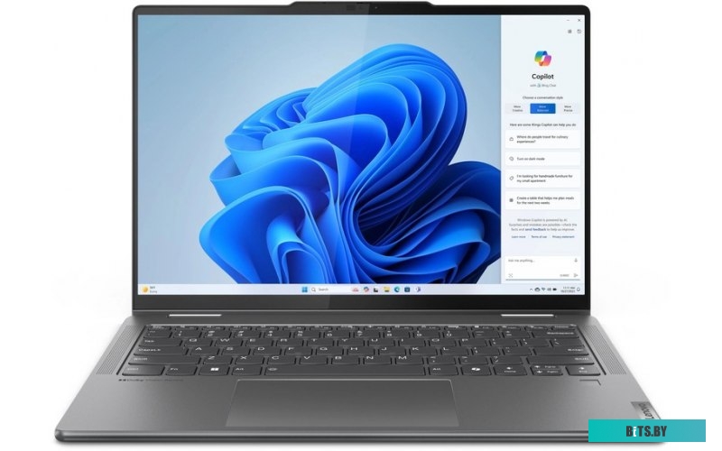 83DJ0094RU Ноутбук Lenovo Yoga 7 2-in-1 14IML9 83DJ0094RU Ultra 7 155H 32Gb SSD 1Tb Intel Arc Graphics 14 2.8K OLED TS Cam 71Вт*ч Win11 Темно-серый
