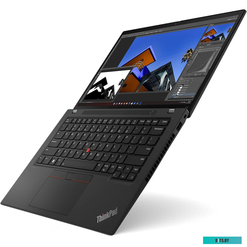 Ноутбук Lenovo ThinkPad T14 Gen 4 (21HESGC000) 14" WUXGA IPS/i5-1335U/16GB/SSD512GB/UMA/IR WH/LAN/Backlit/DOS/Thunder Black