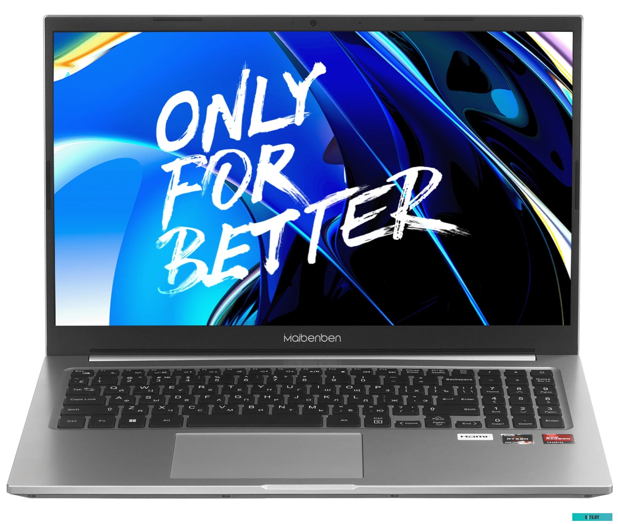 M5531SB0LSRE0 Ноутбук MAIBENBEN M553 M5531SB0LSRE0, 15.6", IPS, AMD Ryzen 3 5300U 2.6ГГц, 4-ядерный, 8ГБ DDR4, 512ГБ SSD,  AMD Radeon, Linux, серебрис