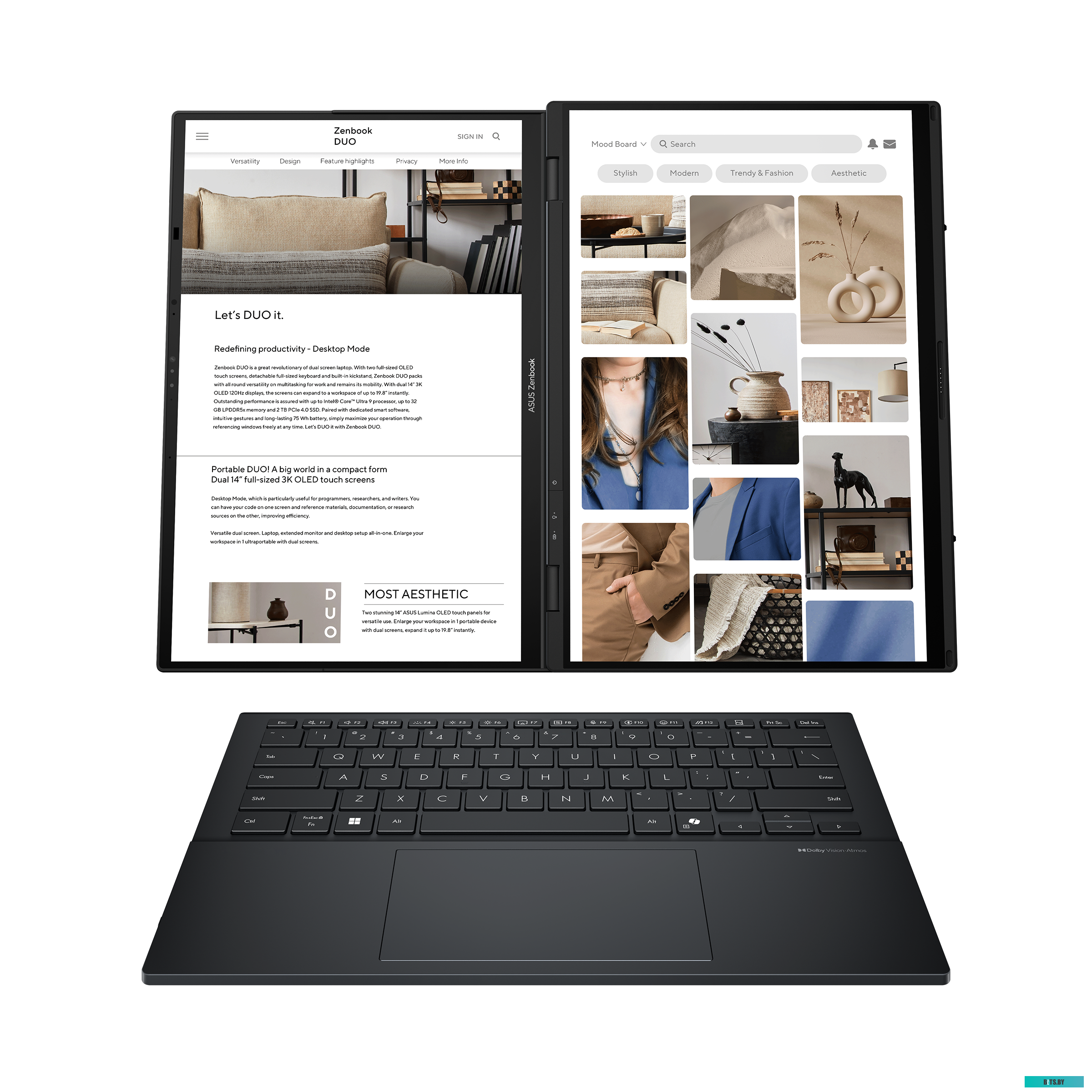 Рабочая станция ASUS Zenbook 14 Duo OLED UX8406CA-PZ079W