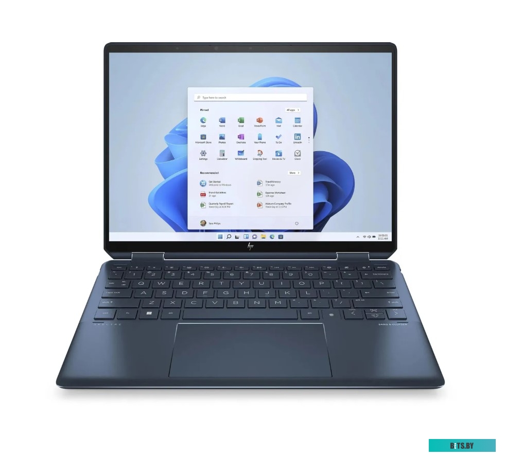 8F5G5EA Ноутбук HP Spectre x360 14-ef2012ci Core i7 1355U 32Gb SSD2Tb Intel Iris Xe graphics 13.5" IPS Touch WUXGA+ (1920x1280) Windows 11 Home blue W