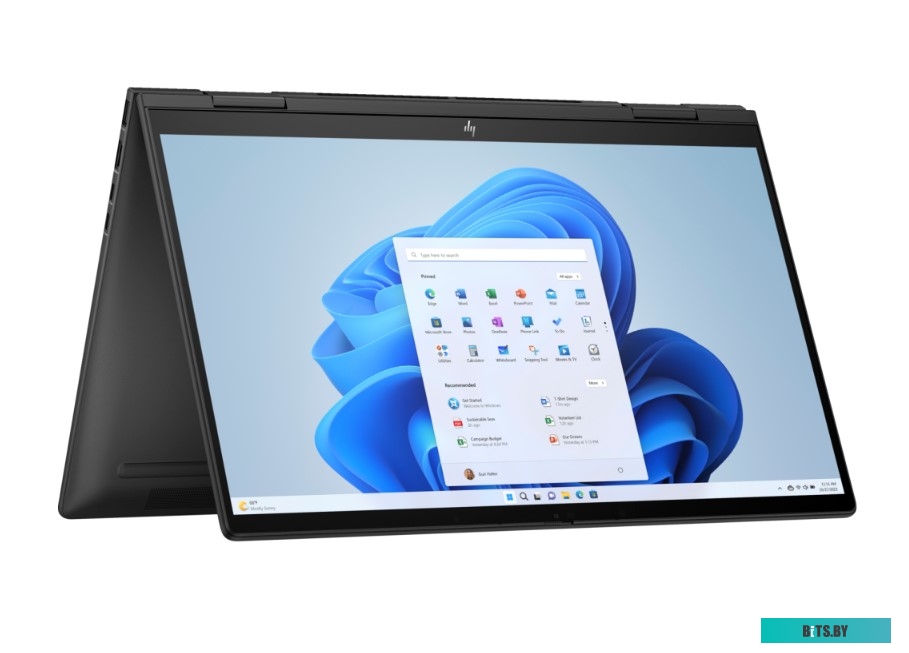 9E691EA Ноутбук HP Envy x360 15-fh0011ci Ryzen 7 7730U 16Gb SSD512Gb AMD Radeon 15.6" IPS Touch FHD (1920x1080) Windows 11 Home black WiFi BT Cam (9E6