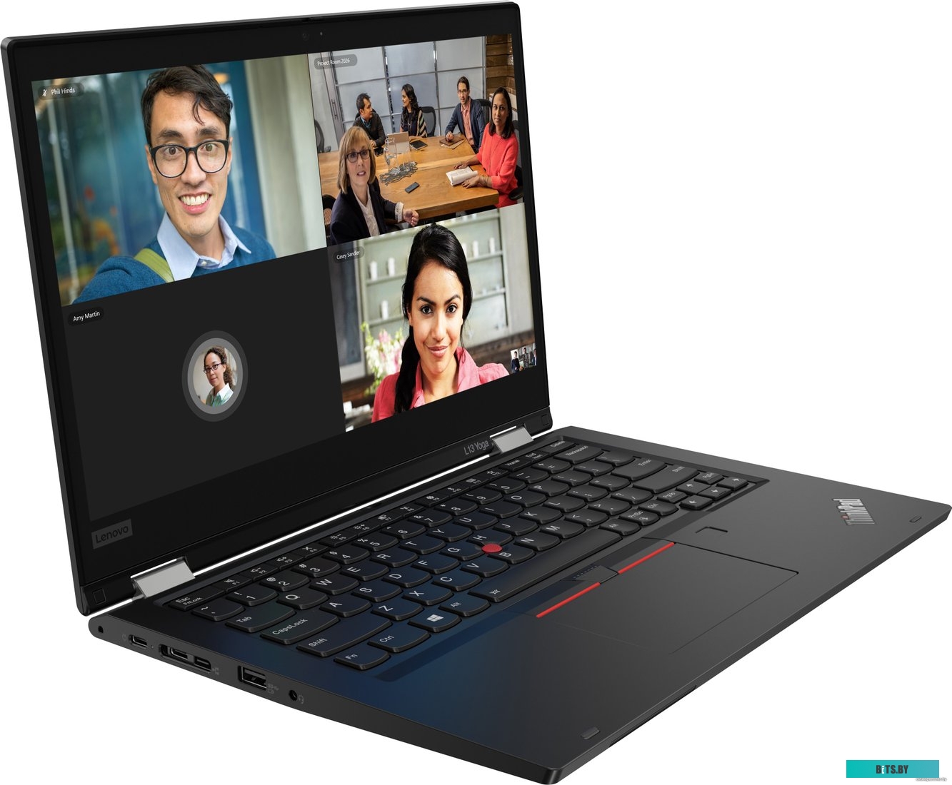 Ноутбук Lenovo ThinkPad L13 Yoga G3 (QWERTZ) 13.3" WUXGA,IPS, Intel Core i7-1255U, 16Gb, 1TB SSD, no ODD, Integrated Intel Iris Xe Graphics , WWAN,Win