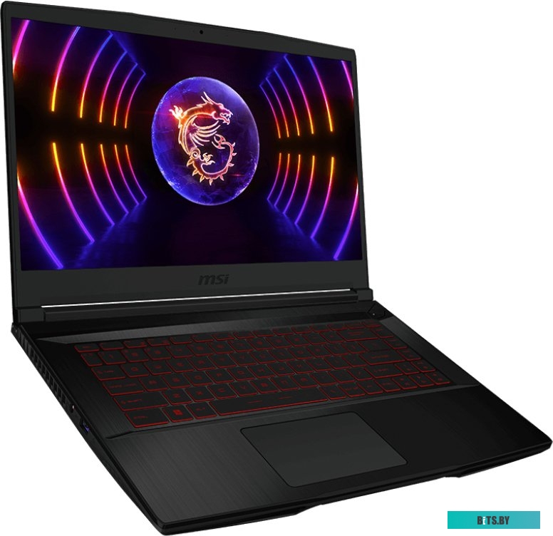Ноутбук MSI GF63 Thin 12UC-1047XRU 15.6" FHD, Intel Core i5-12450H, 8Gb, 256Gb SSD, no ODD, NVidia RTX3050 4Gb, DOS, черный