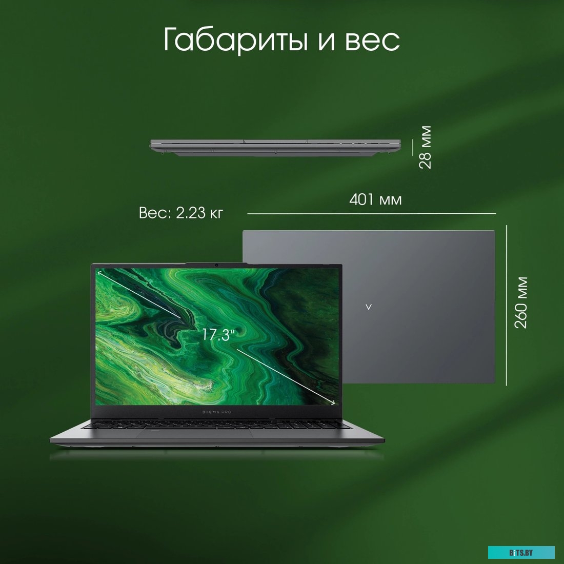 Ноутбук Digma Pro Fortis M DN17P3-8DXW01