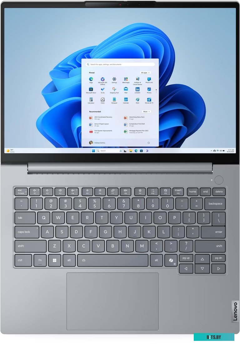 Ноутбук Lenovo ThinkBook 14 G8 IRL Arctic Grey (21SG008LRT) 21SG008LRT