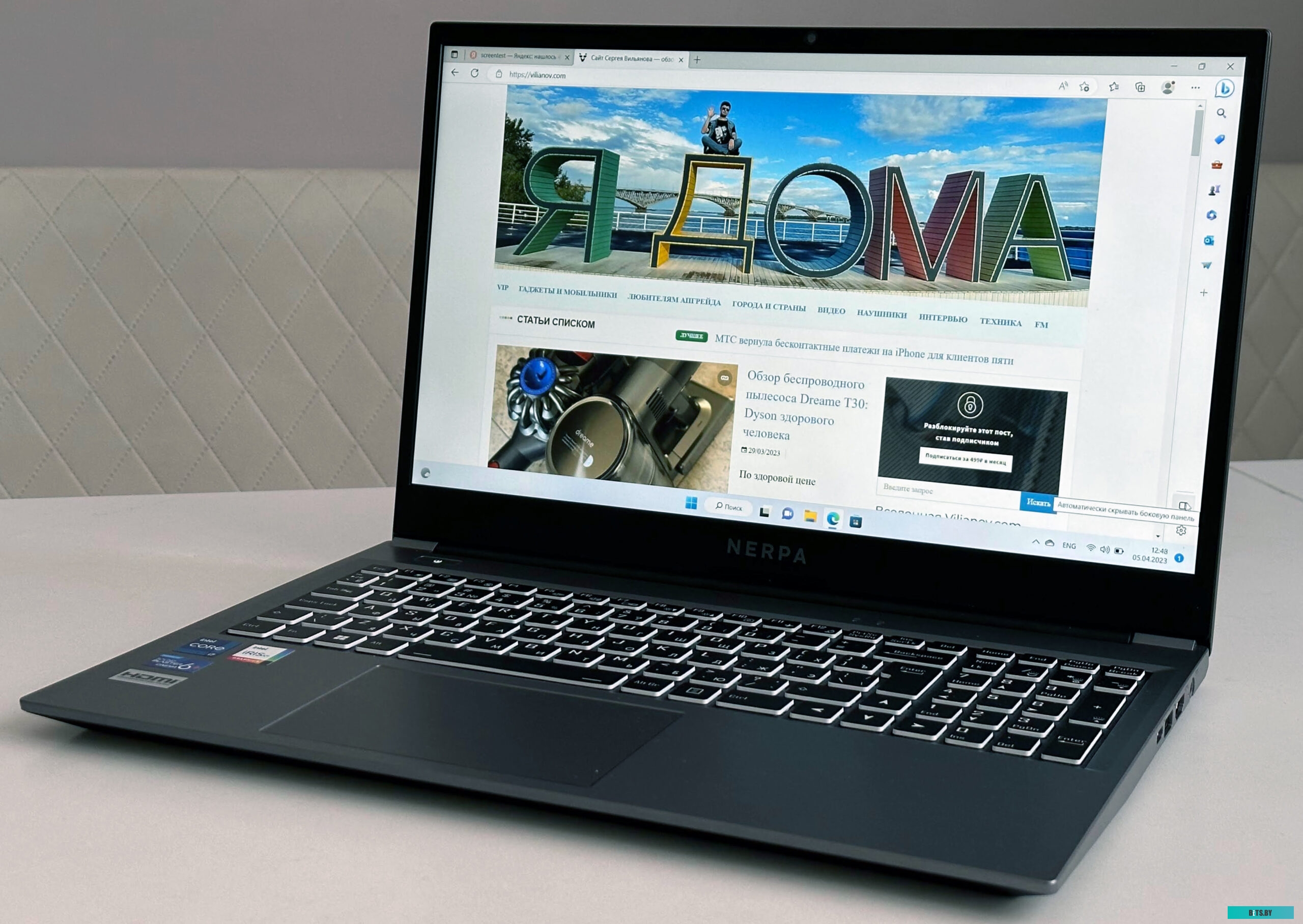 Ноутбук Nerpa Caspica I752-15 15.6"(1920x1080 (матовый) IPS)/Intel Core i7 1255U(1.7Ghz)/8192Mb/512SSDGb/noDVD/Titanium Gray/Titanium Black /noOS