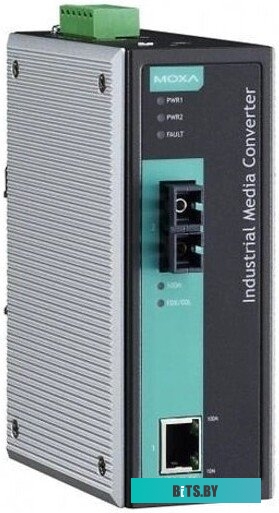 Индустриальный конвертер MOXA IMC-101-S-SC, 1 Port 10/100BaseT(X) - 1 Port 100BaseFX (SM, SC), 40 км, от 0 до 60°C