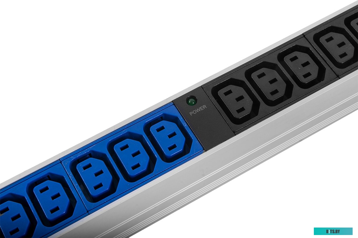 R-32-12C13-I-440-K Блок распределения питания Rem R-32-12C13-I-440-K гор.размещ. 12xC13 базовые 32A без вилки