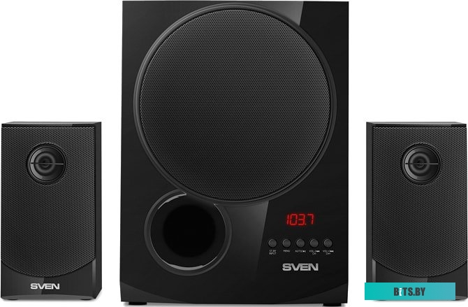 Колонки SVEN SPS-621, 2.0, черный, SV-018764