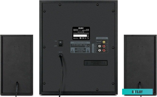 Колонки SVEN SPS-621, 2.0, черный, SV-018764