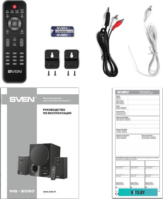 Колонки SVEN SPS-621, 2.0, черный, SV-018764