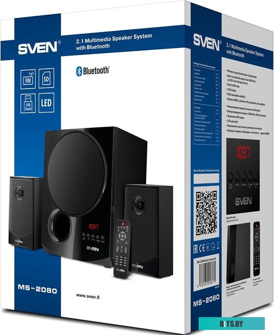 Колонки SVEN SPS-621, 2.0, черный, SV-018764