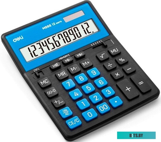 Калькулятор Настольный Deli EM888 черный