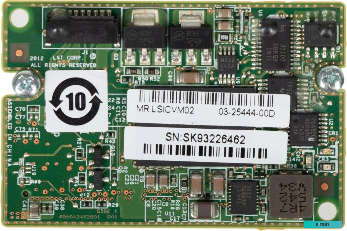 Контроллер RAID LSI MegaRAID SAS 9341-8i (LSI00407) PCI-Ex8, 8-port SAS/SATA 12Gb/s RAID 0/1/5/10/50 RTL