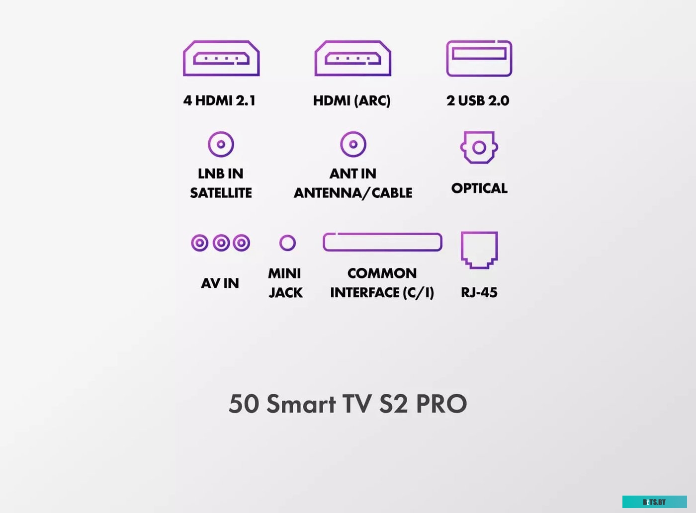 DH1VLGD01RU 50" Телевизор HAIER Smart TV S3, QLED, 4K Ultra HD, серебристый, СМАРТ ТВ, Android