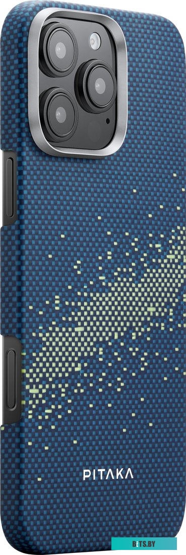 KI1601PMYG Pitaka StarPeak Tactile Woven для iPhone 16 Pro (синий)