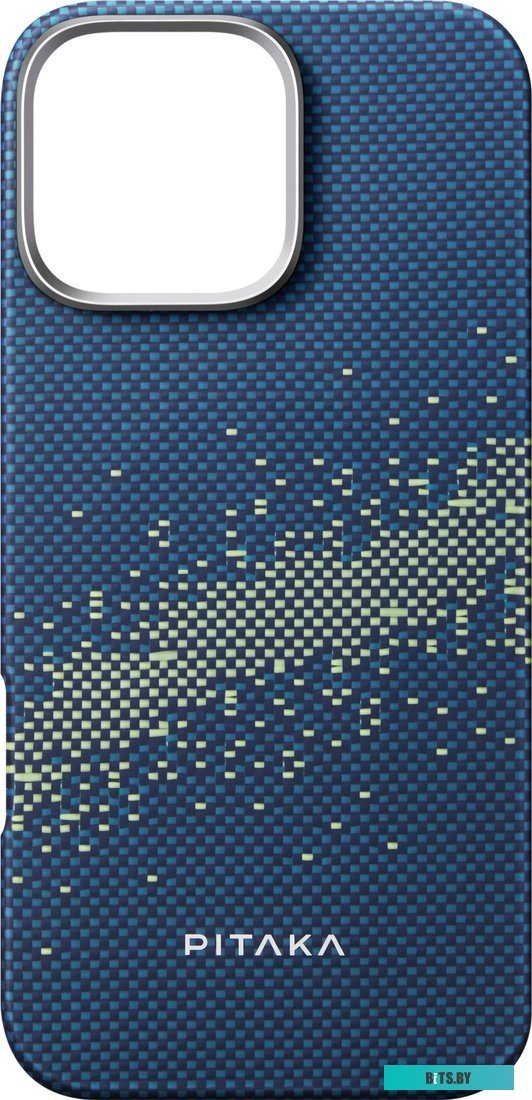 KI1601PMYG Pitaka StarPeak Tactile Woven для iPhone 16 Pro (синий)