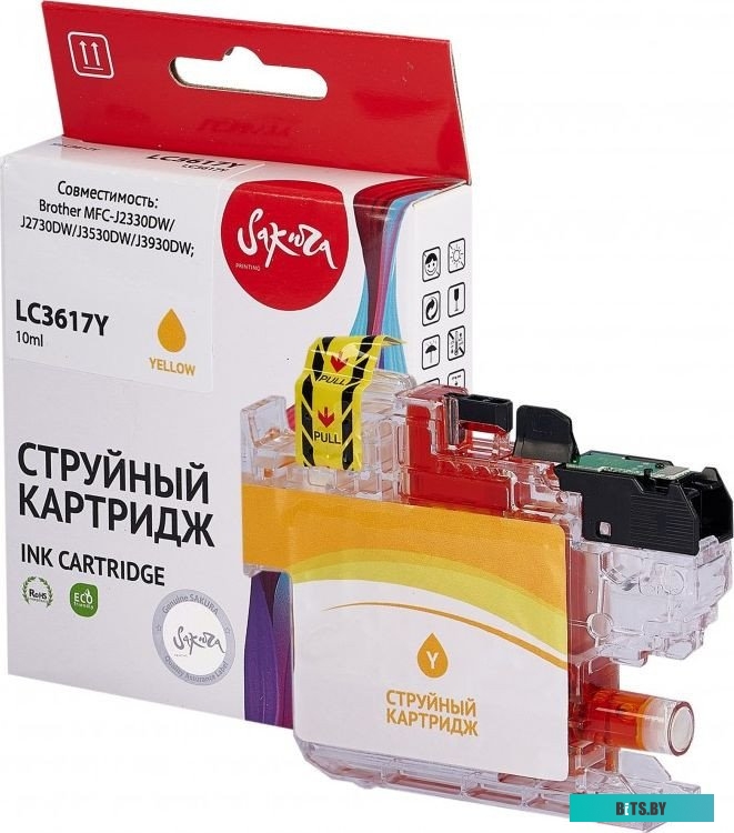 Струйный картридж Sakura LC3617Y SILC3617Y