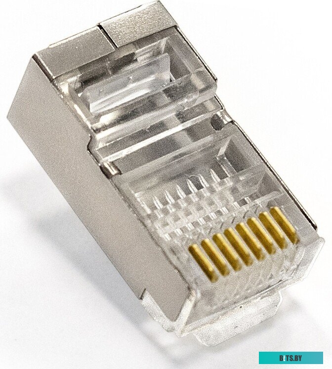Коннектор ExeGate PL45-C5-8P8C-SH-100 RJ-45 Кат.5e (8P8C) <EX293764RUS>  (100 шт)