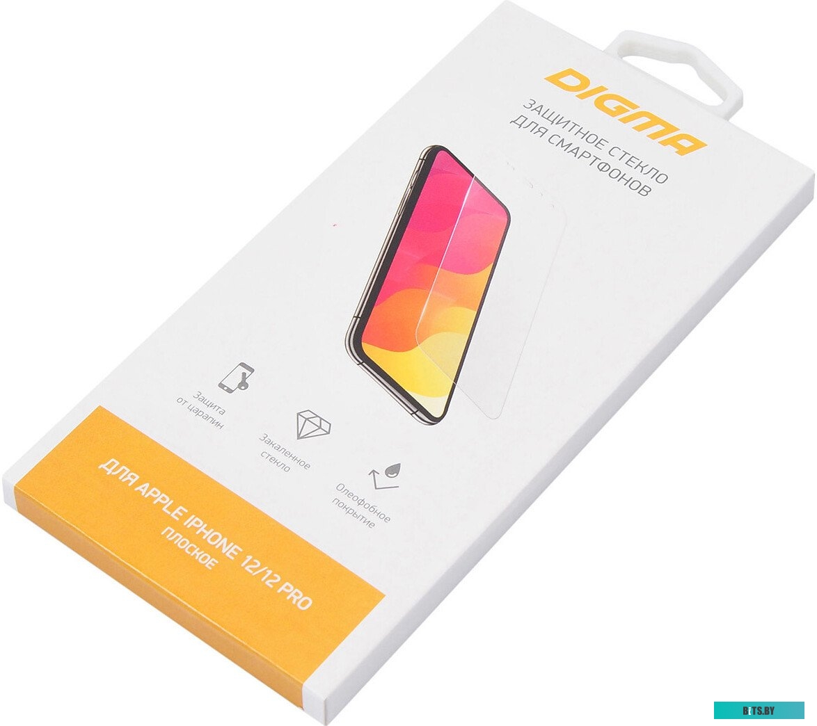 DGG1AP12MA Защитное стекло для экрана DIGMA для Apple iPhone 12 mini прозрачная, 1 шт [dgg1ap12ma]