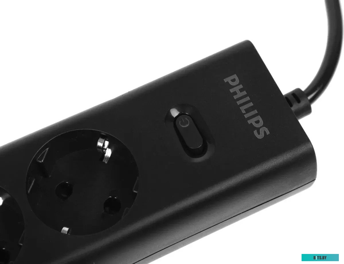 Сетевой фильтр Philips CHP2145BC/51 5м (4 розетки) черный (коробка) CHP2145BC/51