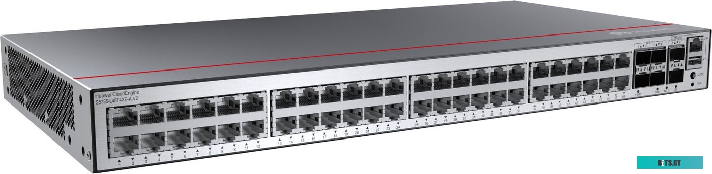 Коммутатор Huawei S5735-L48T4XE-A-V2 (L3, 48 x 1G RJ45, 4 x 10G SFP+, 2 x 12G stack)