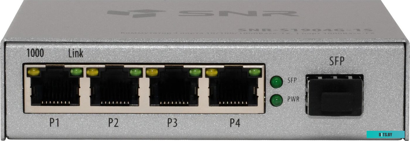 Коммутатор SNR SNR-S1904G-1S неуправляемый SNR-S1904G-1S