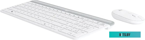 Клавиатура + мышь Logitech MK470 клав:графитовый/светло-серый мышь:графитовый USB беспроводная slim (920-009180)