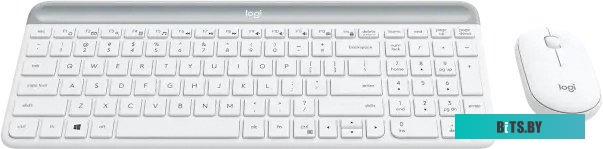 Клавиатура + мышь Logitech MK470 клав:графитовый/светло-серый мышь:графитовый USB беспроводная slim (920-009180)
