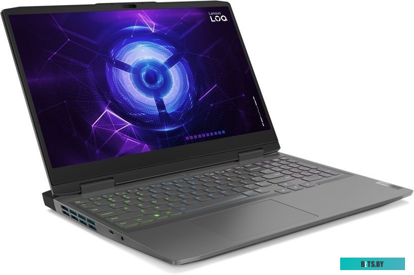 Ноутбук LENOVO LOQ 15IRH8 15.6" 1920x1080/Intel Core i7-13620H/RAM 16Гб/SSD 512Гб/RTX 4060 8Гб/ENG|RUS/DOS серый 2.4 кг 82XV00KHRK