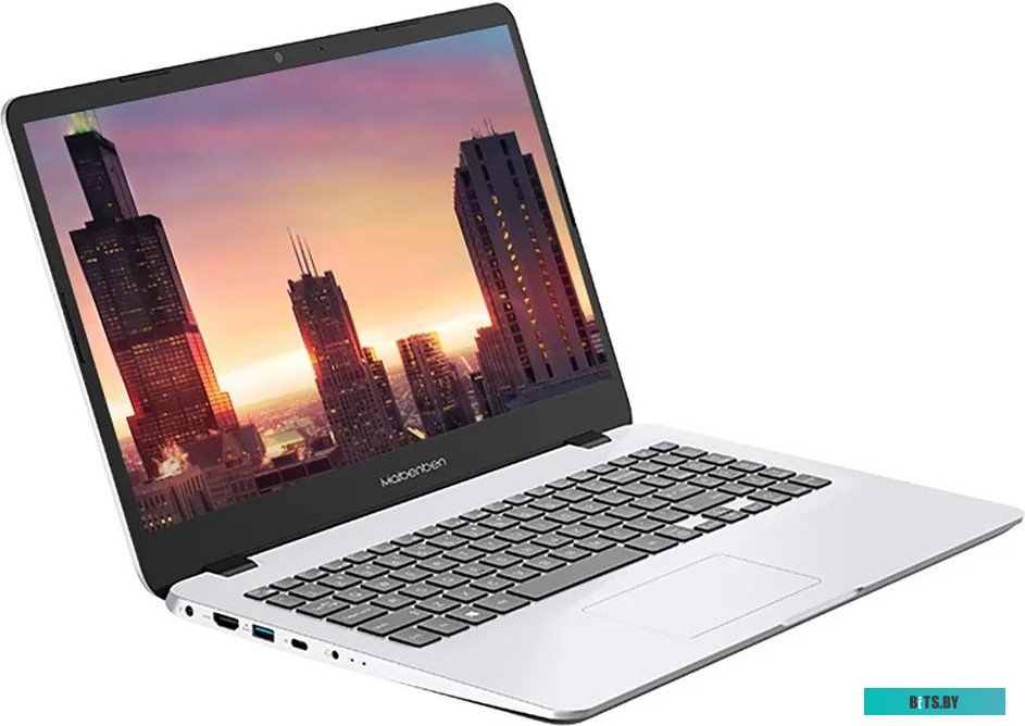 Ноутбук Maibenben M545 Ryzen 5 4500U 16Gb SSD512Gb AMD Radeon 15.6" IPS FHD (1920x1080) Linux silver WiFi BT Cam 4440mAh (M5451SF0LSRE0)