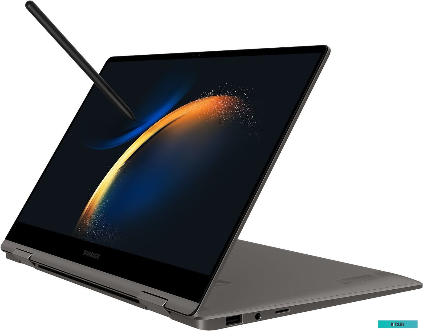 NP730QFG-KA4IT Ноутбук Samsung Galaxy book 3 360 NP730 Core i7 1360P 16Gb SSD512Gb Intel Iris Xe graphics 13.3" AMOLED Touch FHD (1920x1080) Windows 1
