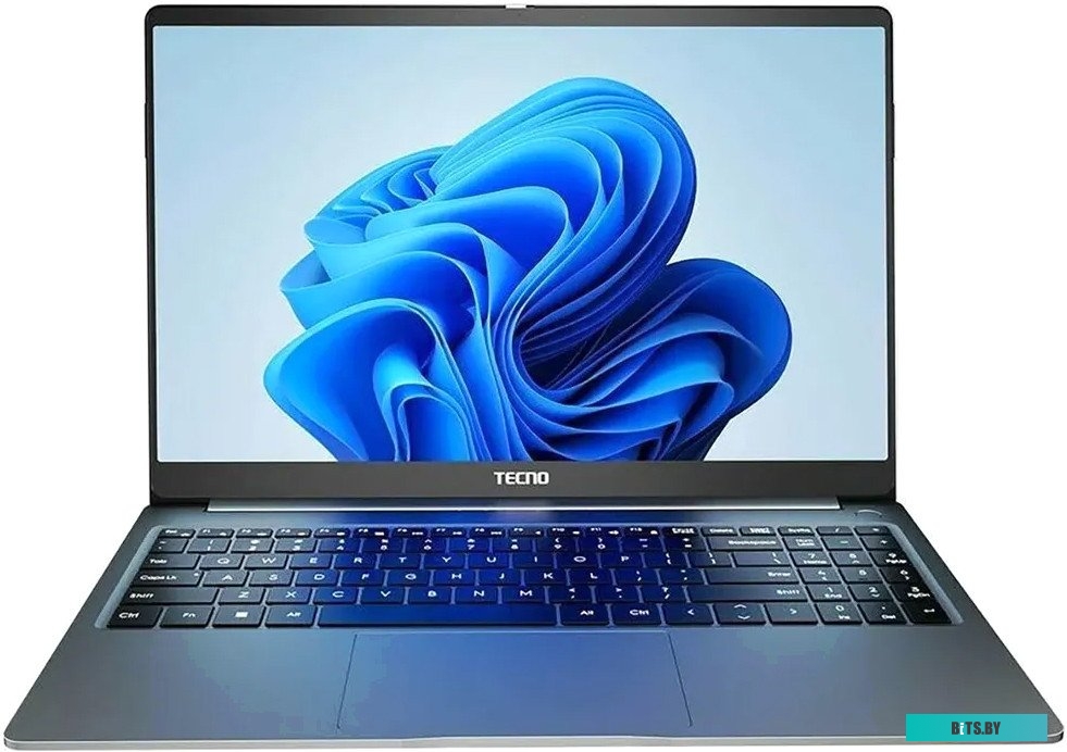 TECNO Megabook T1 T15DA Ryzen 5 5560U 16Gb SSD 1Tb AMD Radeon Graphics 15,6 FHD IPS Cam 70Вт*ч No OS Серый 4894947015205