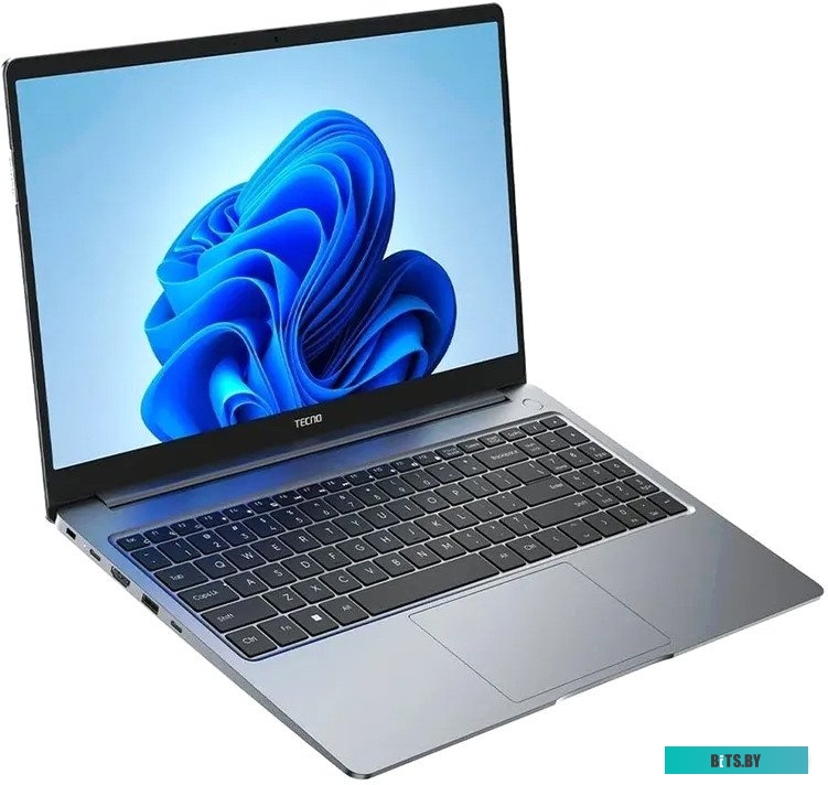 TECNO Megabook T1 T15DA Ryzen 5 5560U 16Gb SSD 1Tb AMD Radeon Graphics 15,6 FHD IPS Cam 70Вт*ч No OS Серый 4894947015205