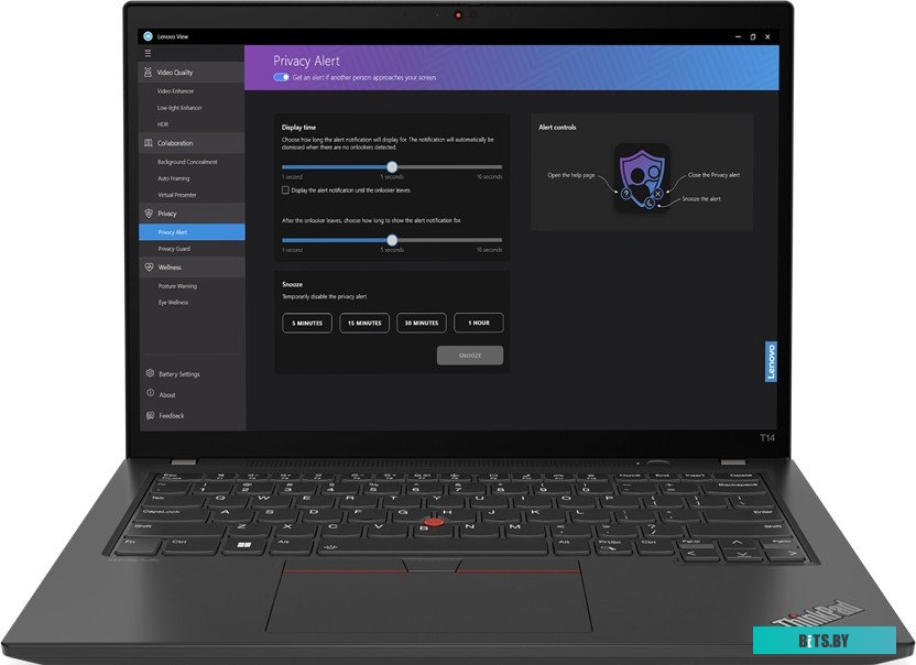 21HEA02800 Ноутбук Lenovo ThinkPad T14 G4 Core i7 1360P 16Gb SSD1Tb Intel Iris Xe graphics 14" IPS WUXGA (1920x1200) Windows 11 Professional 64 black 