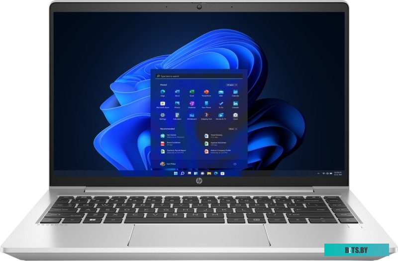 6J8Q6UT Ноутбук 14" IPS FHD HP ProBook 440 G9 silver (Core i5 1235U/16Gb/256Gb SSD/noDVD/VGA int/FP/W11Pro) (6J8Q6UT)