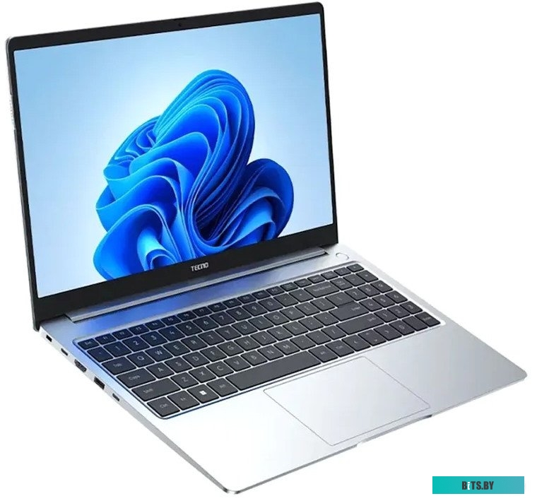 TECNO Megabook T1 T15DA Ryzen 5 5560U 16Gb SSD 512Gb AMD Radeon Graphics 15,6 FHD IPS Cam 70Вт*ч No OS Серебристый 4894947004957
