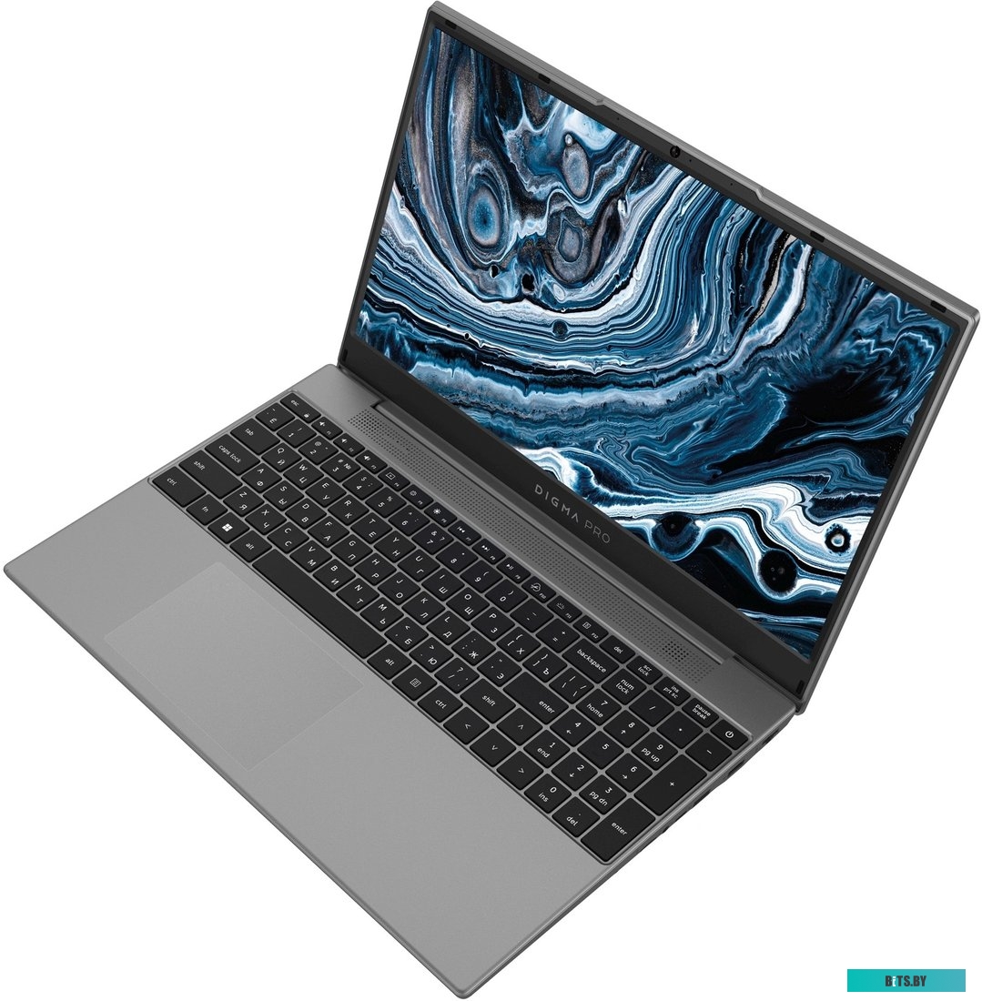 DN15R5-8DXW04 Ноутбук Digma Pro Breve Ryzen 5 5600U 8Gb SSD512Gb AMD Radeon Vega 7 15.6" IPS FHD (1920x1080) Windows 11 Professional dk.grey WiFi BT C