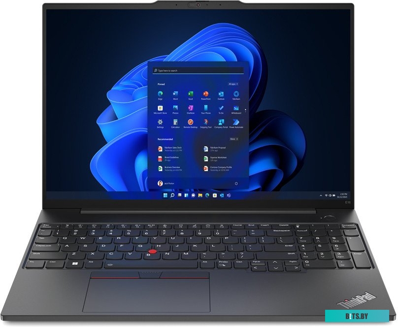 21JNS0F400 Ноутбук Lenovo ThinkPad E16 G1 Core i7 13700H 32Gb SSD1Tb Intel UHD Graphics 16" IPS FHD (1920x1080) Windows 11 Professional 64 black WiFi 