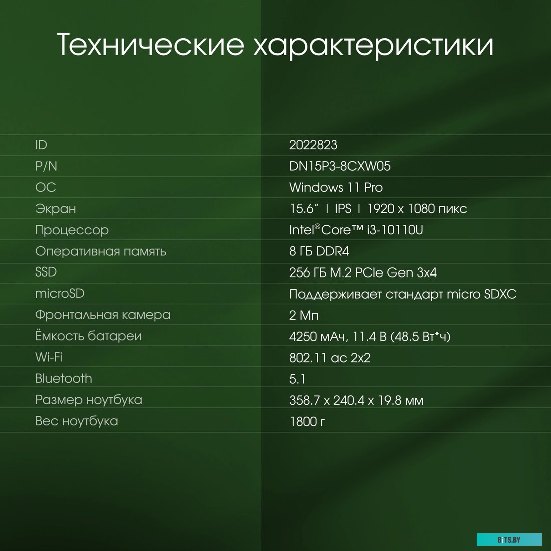 Ноутбук Digma Pro Fortis M DN15P3-8CXW05