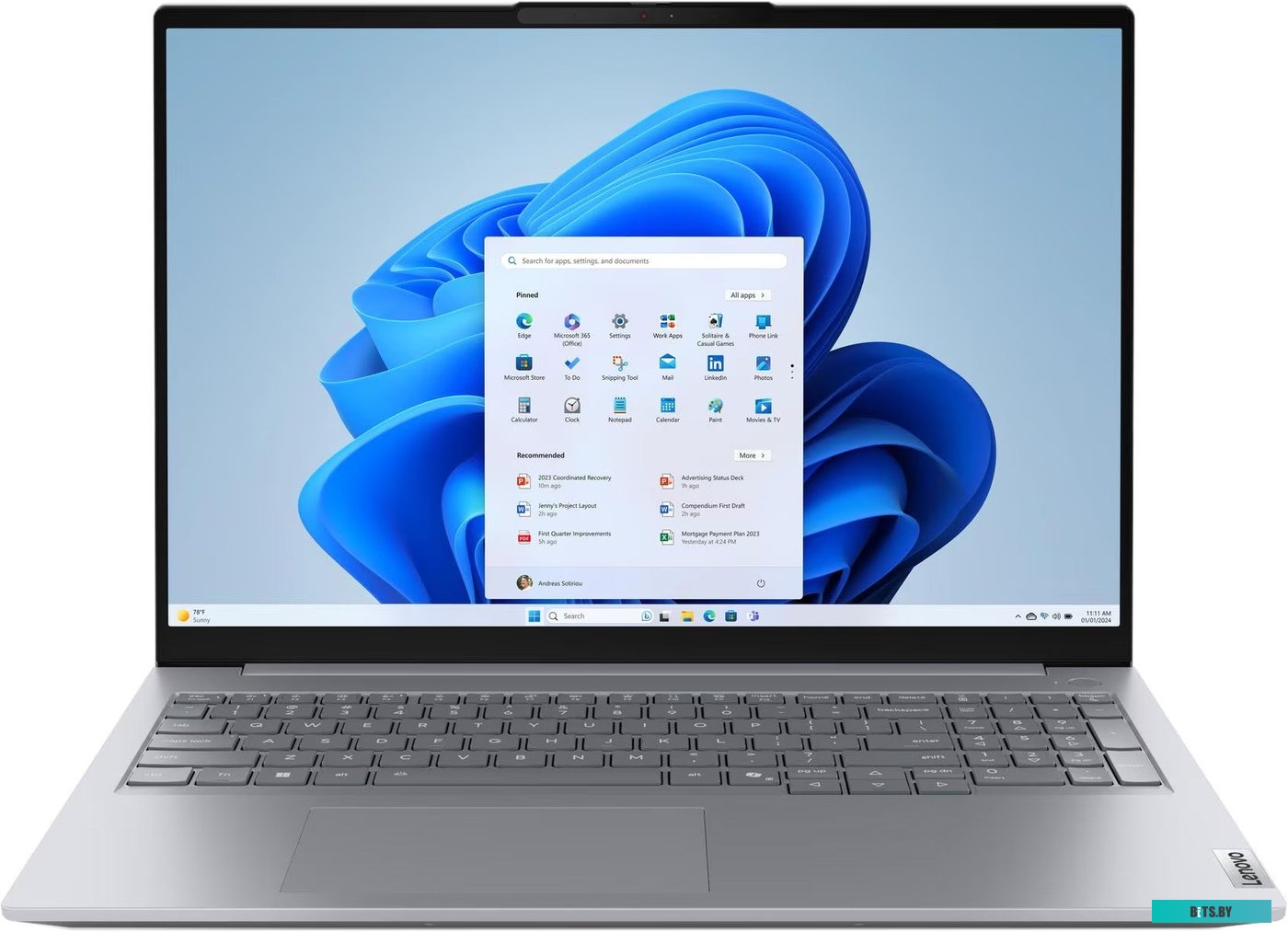 Ноутбук Lenovo ThinkBook 16 G8 IAL 21SK001VUE