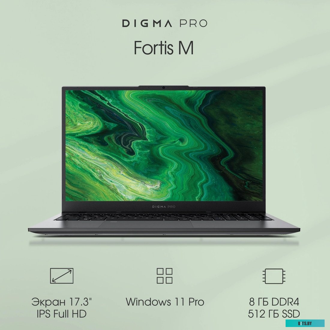 Ноутбук Digma Pro Fortis M DN17P5-8DXW01