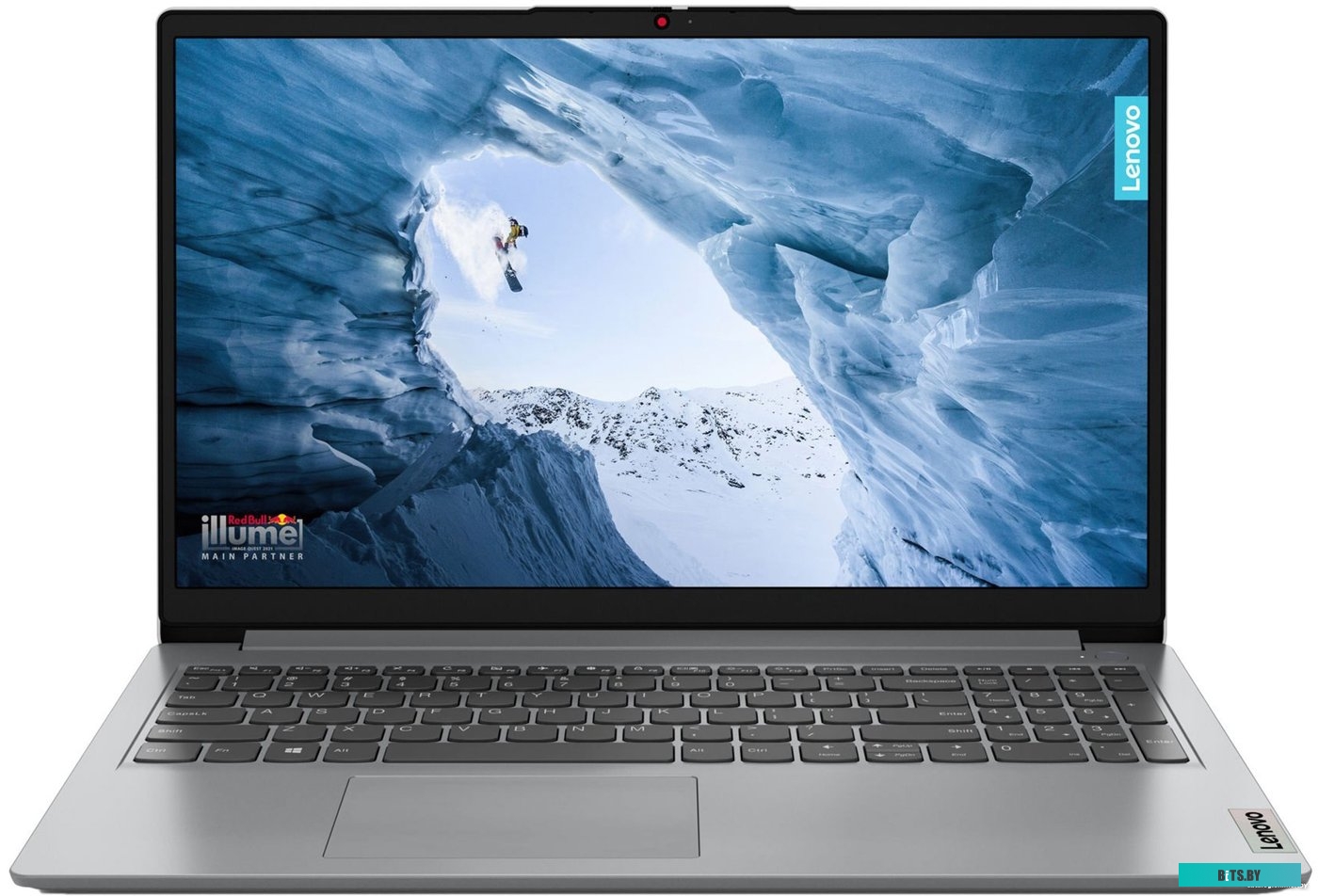 Ноутбук 15.6" IPS FHD LENOVO IdeaPad 1 grey (Cel N4020/4Gb/256Gb SSD/VGA int/noOS) (82V700DTRK)