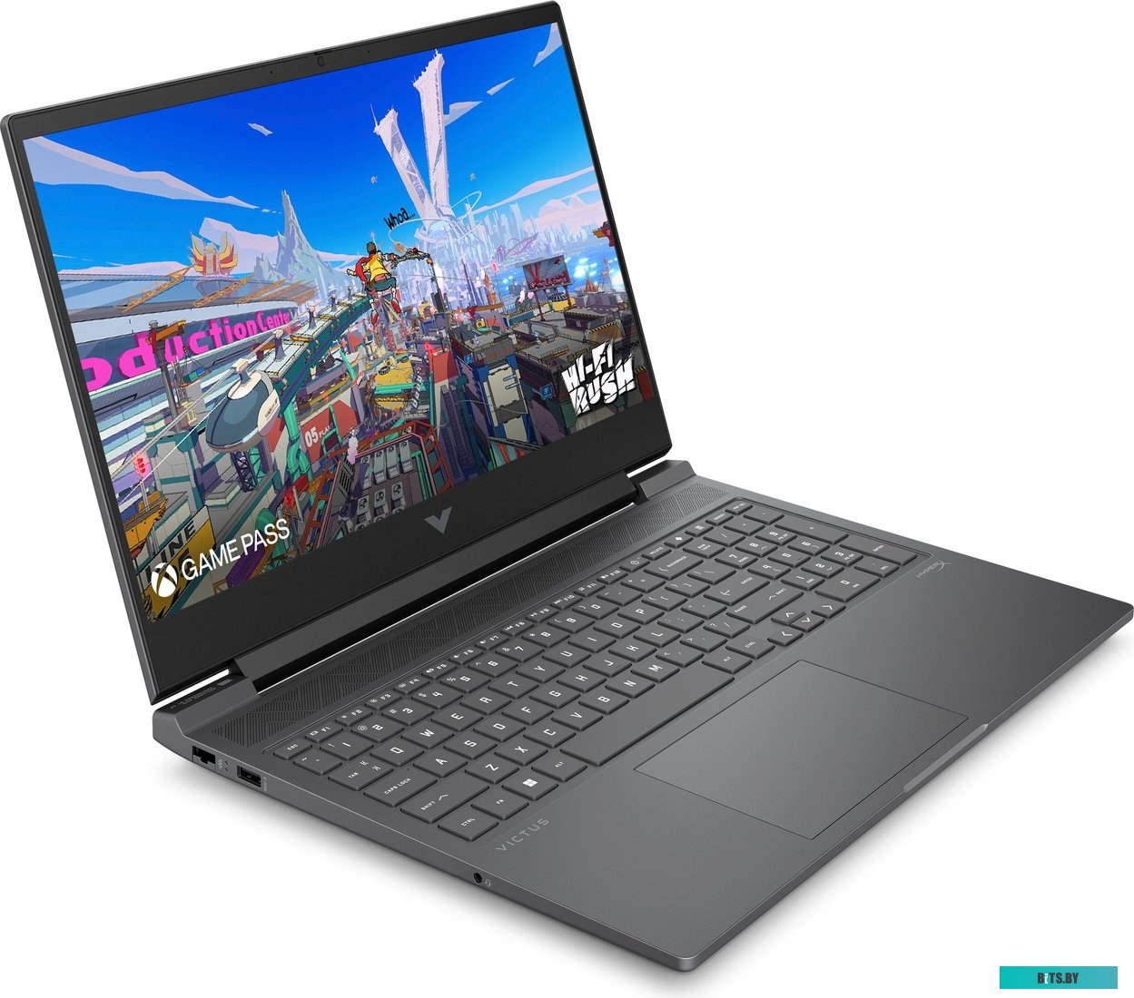 A1AF6EA Ноутбук HP Victus 16-r1036ci Core i5 14450HX 32Gb SSD1Tb NVIDIA GeForce RTX 3050 6Gb 16.1" IPS FHD (1920x1080) Free DOS silver WiFi BT Cam (A1