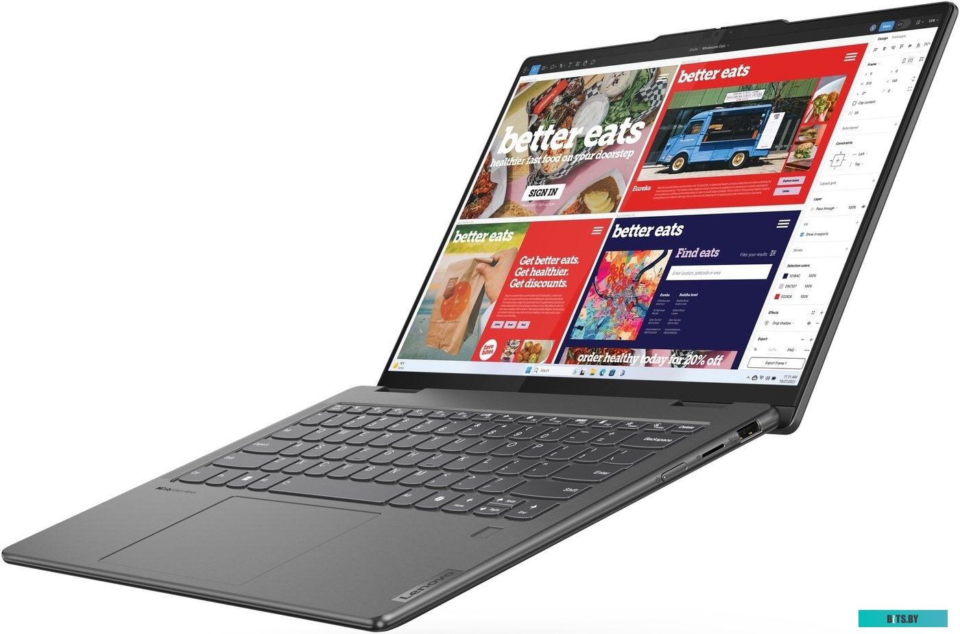 83DJ0094RU Ноутбук Lenovo Yoga 7 2-in-1 14IML9 83DJ0094RU Ultra 7 155H 32Gb SSD 1Tb Intel Arc Graphics 14 2.8K OLED TS Cam 71Вт*ч Win11 Темно-серый