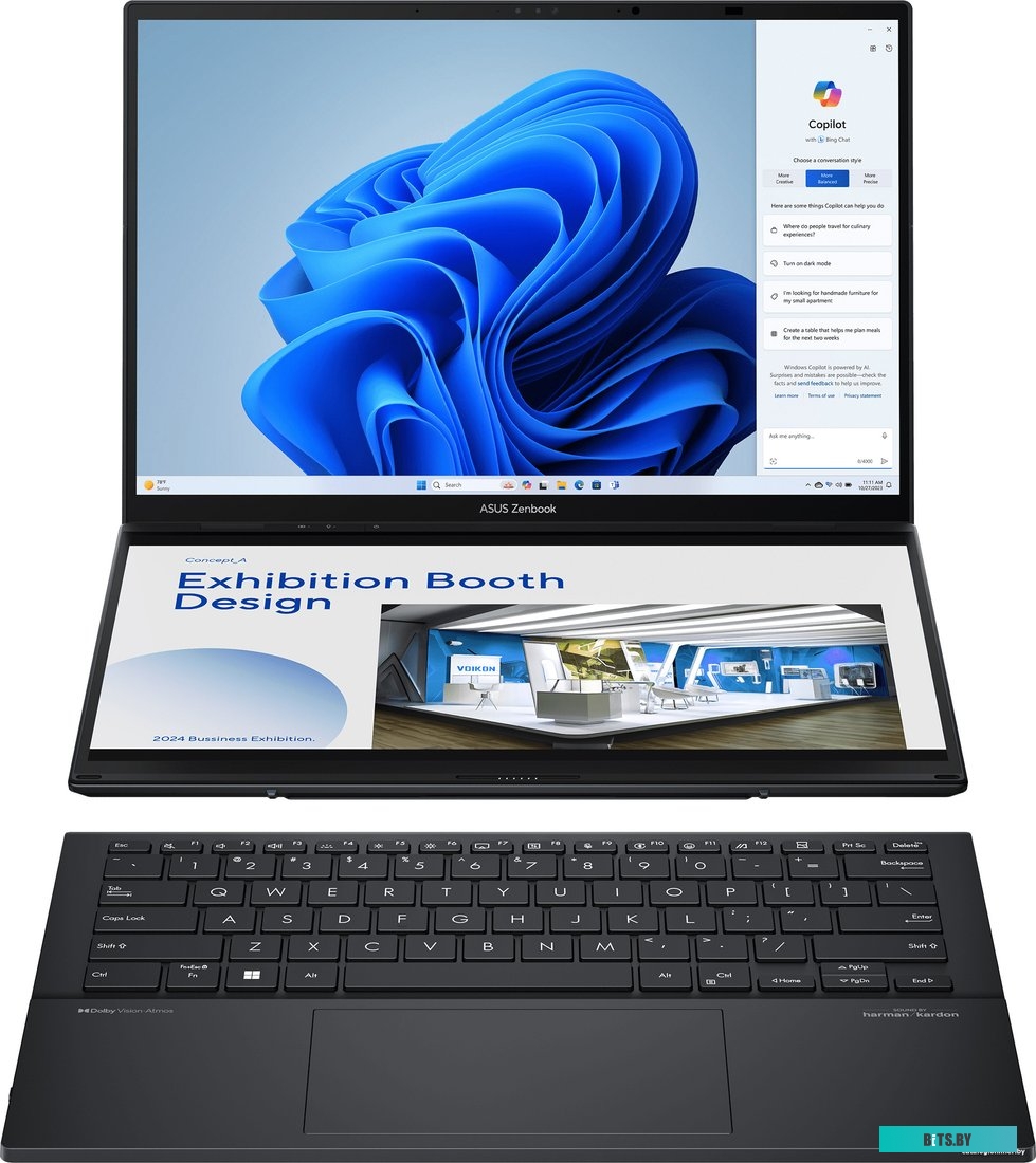 Ноутбук ASUS Zenbook Duo UX8406MA-PZ051W