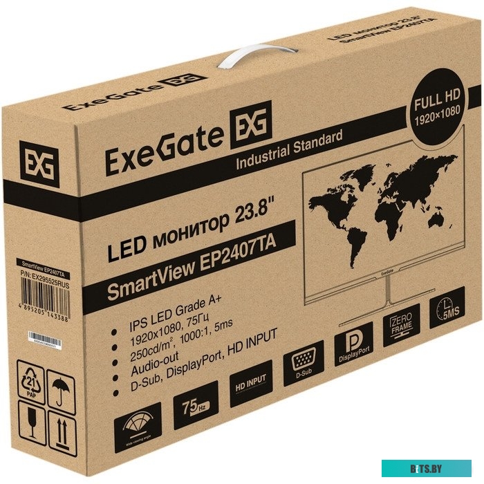 Монитор ExeGate SmartView EP2407TA EX295525RUS