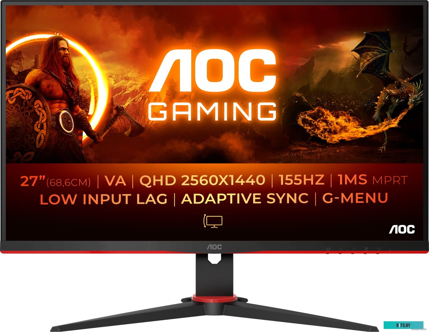 Монитор AOC 27" LCD Q27G2E/BK